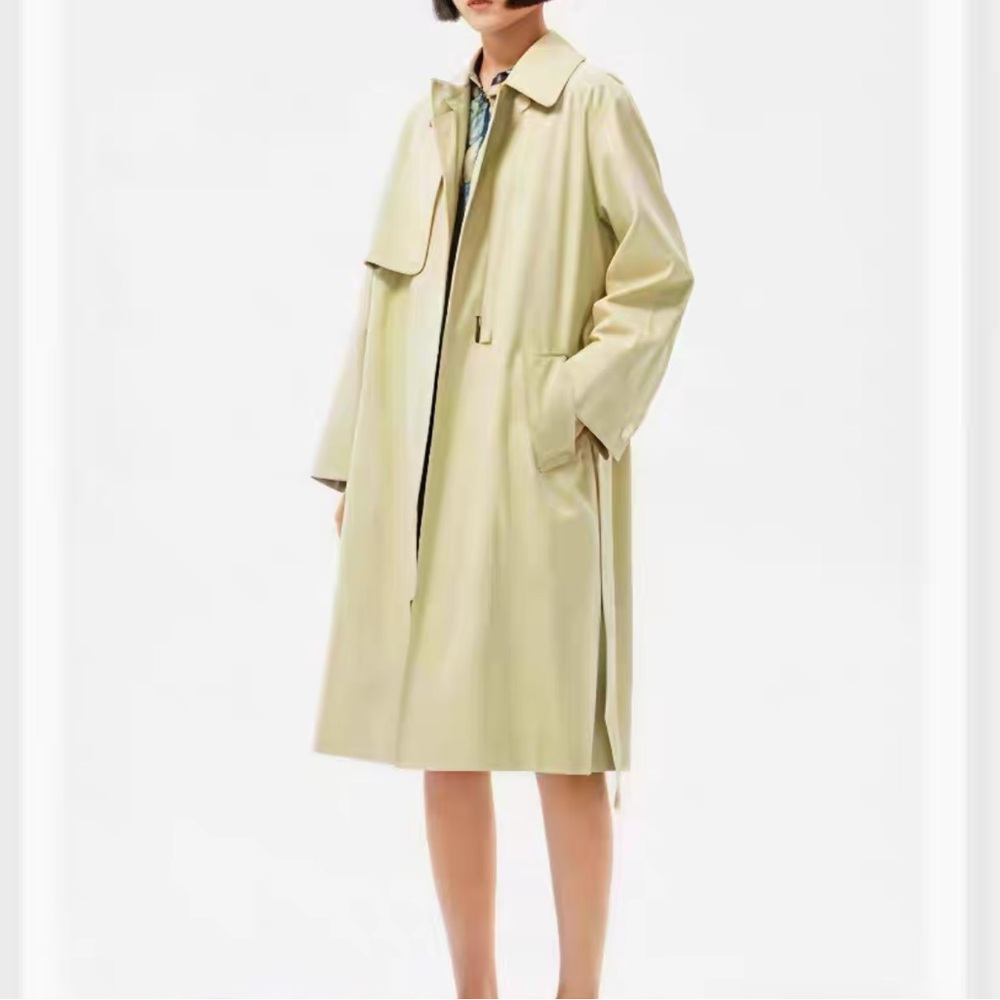 CARVEN classic cotton Women's Coat US4